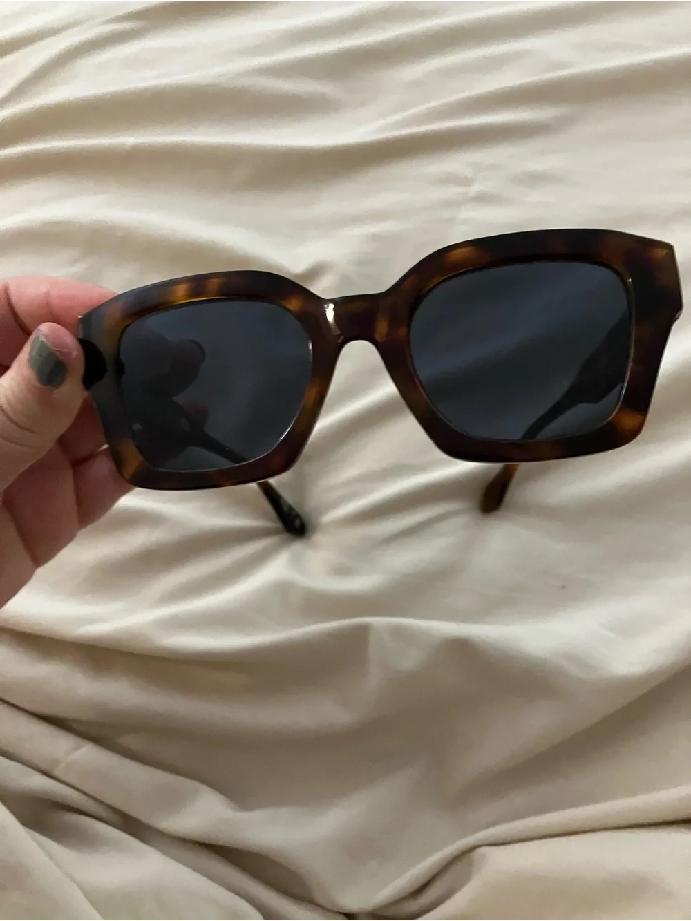 French Connection Women's Sunglasses Tortoise Shell Square Frame DG1022 TRT